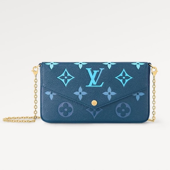 Louis Vuitton Félicie Pochette Gradient Blue - Picture 5 of 10